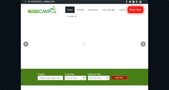 Desktop Screenshot of naturecampindia.com